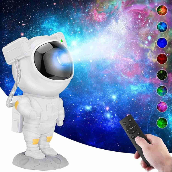 Astronaut Galaxy Projector - 360 Magnetic Head Rotation, Remote Control - Sifatali